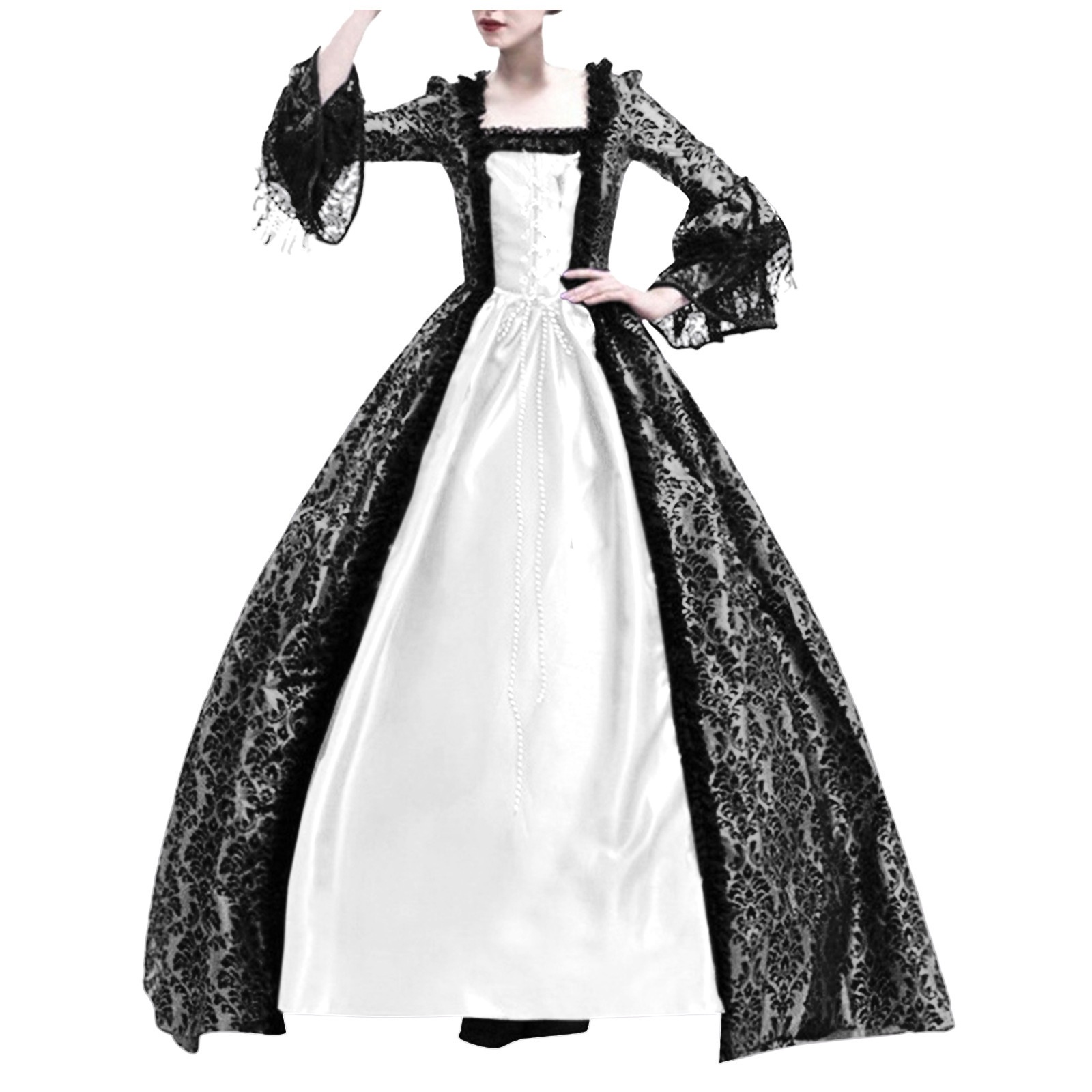Evening Gown - Gaun Putri Istana Abad Pertengahan untuk