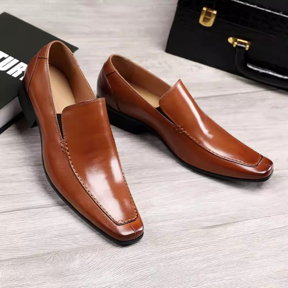 Sepatu Kulit Runcing Gaya Jepa - Formal Dress ulasan dan harga