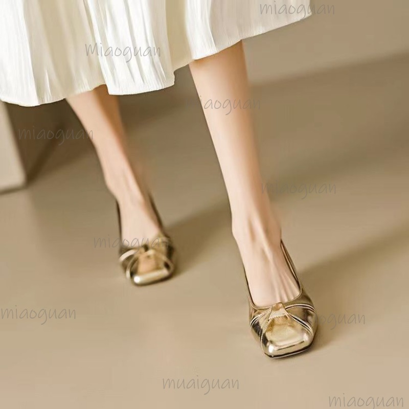 Sandal Wanita Hak Rendah Ujung - Womens Heels ulasan dan harga