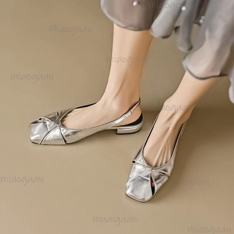 Sandal Wanita Hak Rendah Ujung - Womens Heels ulasan dan harga